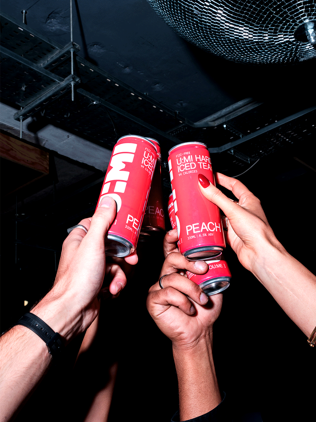 U:MI Peach Hard Iced Tea UK dancefloor